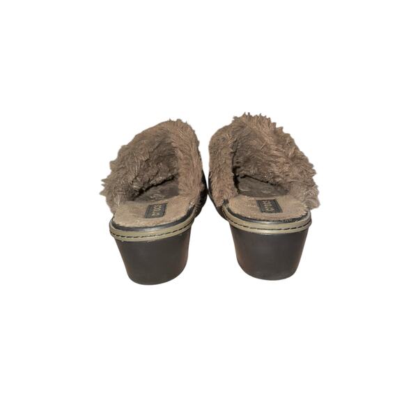 Crocs women cobbler Eva faux fur lined mule clog sz 7 - Picture 5 of 8